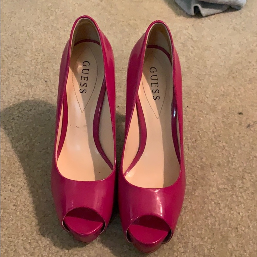 pink  4 inch heels